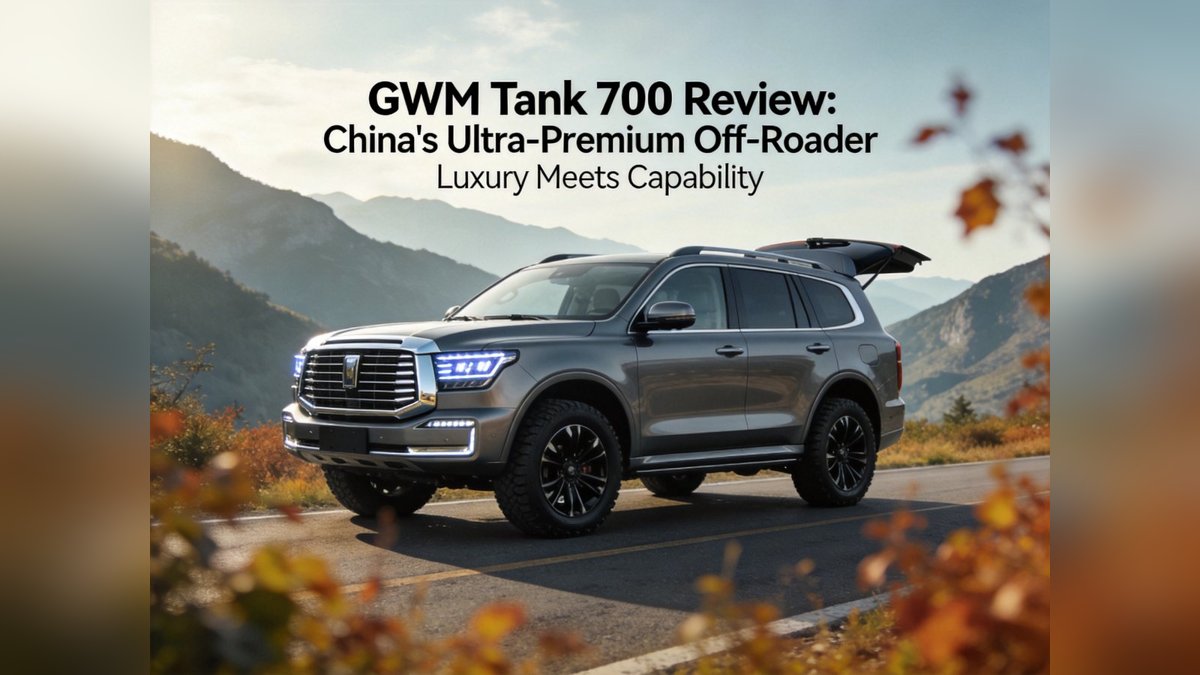 GWM Tank 700 Review: China's Full-Size Luxury Off-Road SUV Challenges Mercedes G-Class
